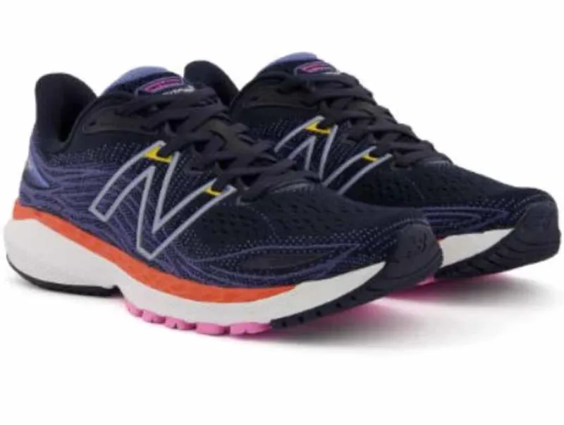 New Balance Women's 860 V12 Navy/Pink - WIDE-2